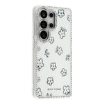 Til Samsung Galaxy S26 Ultra Cover Rhinsten Kant Blomst TPU + PC IMD Telefoncover