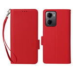 For Xiaomi Redmi 15a 5G  /  R70 5G  /  R70m 5G Case Litchi Texture Wallet Leather Phone Cover with Wrist Strap