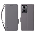 For Xiaomi Redmi 15a 5G  /  R70 5G  /  R70m 5G Case Litchi Texture Wallet Leather Phone Cover with Wrist Strap