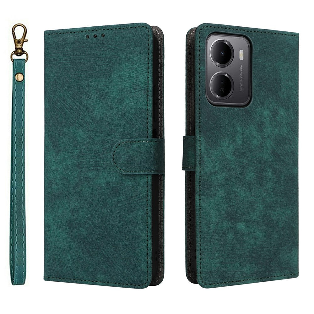 For Xiaomi Redmi 15a 5G  /  R70 5G  /  R70m 5G Case Wallet RFID Blocking PU Leather Phone Cover Stand with Strap