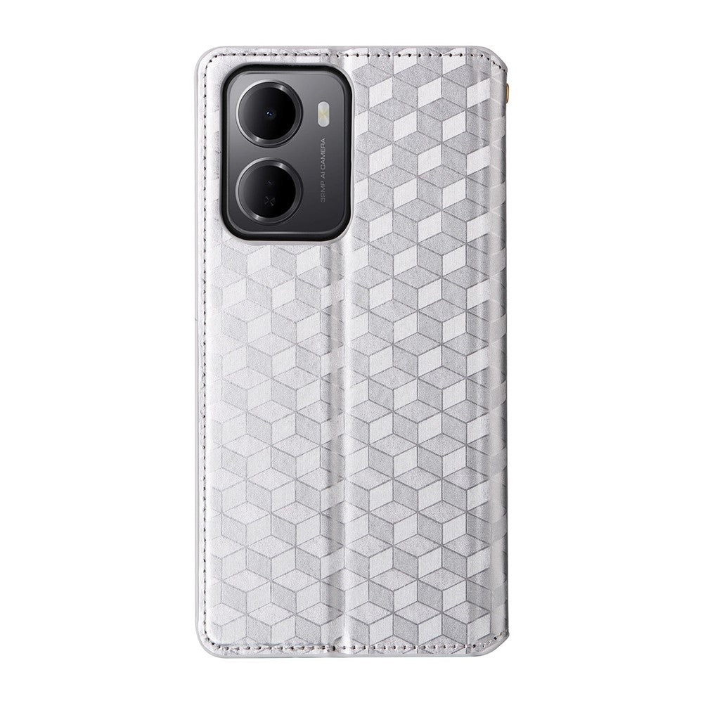 For Xiaomi Redmi 15a 5G  /  R70 5G  /  R70m 5G Case Wallet Rhombus Imprinted PU Leather Phone Cover