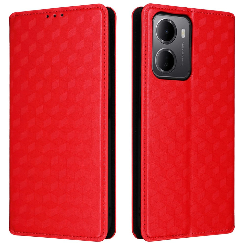 For Xiaomi Redmi 15a 5G  /  R70 5G  /  R70m 5G Case Wallet Rhombus Imprinted PU Leather Phone Cover