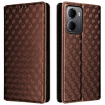 For Xiaomi Redmi 15a 5G  /  R70 5G  /  R70m 5G Case Wallet Rhombus Imprinted PU Leather Phone Cover