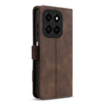 AZNS A2 Leather Case for Honor 400 Smart 5G  /  400 Smart 4G  /  X7d 4G  /  Play10T 5G  /  Play 80 Pro 5G RFID Blocking Wallet Stand Phone Cover with Wrist Strap