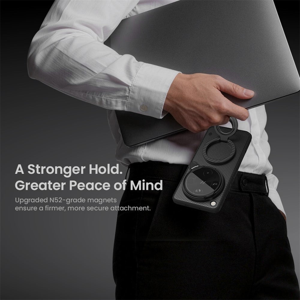 NILLKIN Camshield Prop Magnetic Series for Oppo Find X9 Ultra 5G Case Clear Lens Lid PC TPU Phone Back Cover