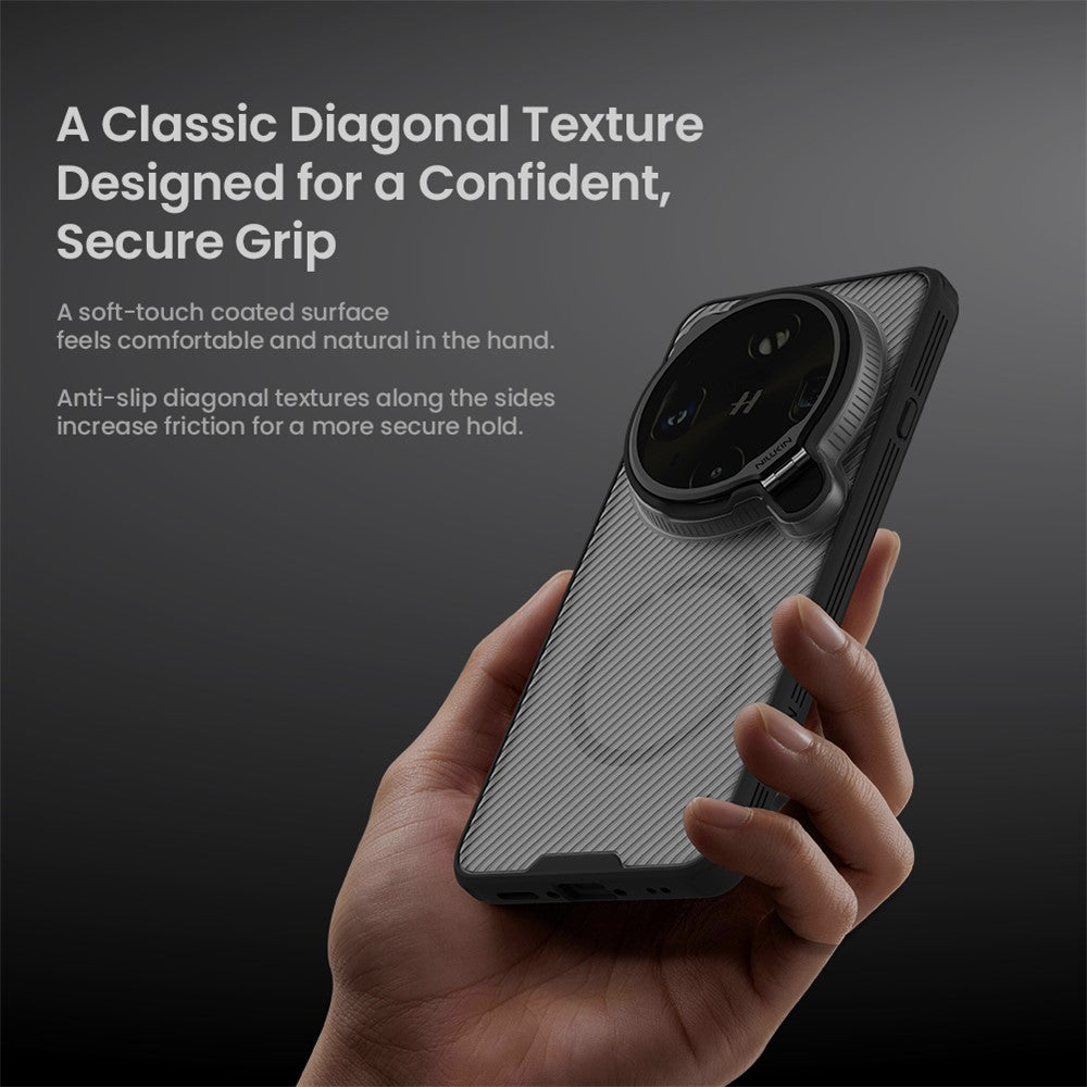 NILLKIN Camshield Prop Magnetic Series for Oppo Find X9 Ultra 5G Case Clear Lens Lid PC TPU Phone Back Cover