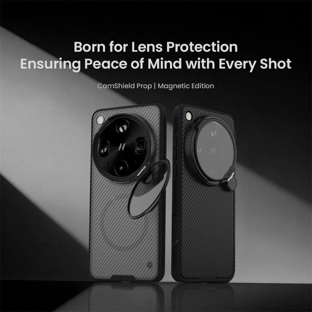NILLKIN Camshield Prop Magnetic Series for Oppo Find X9 Ultra 5G Case Clear Lens Lid PC TPU Phone Back Cover