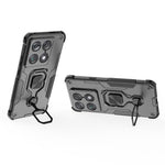 For Motorola Signature 5G Case Rotatable Ring Kickstand PC + TPU Shockproof Phone Cover