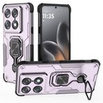 For Motorola Signature 5G Case Rotatable Ring Kickstand PC + TPU Shockproof Phone Cover