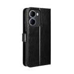 Xiaomi Redmi R70 5G / Xiaomi Redmi R70m 5G / Xiaomi Redmi 15a 5G PU-lædercover med rem, tegnebogsetui med Crazy Horse-tekstur