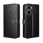 Xiaomi Redmi R70 5G / Xiaomi Redmi R70m 5G / Xiaomi Redmi 15a 5G PU-lædercover med rem, tegnebogsetui med Crazy Horse-tekstur