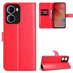 Xiaomi Redmi R70 5G / Xiaomi Redmi R70m 5G / Xiaomi Redmi 15a 5G PU-läderskal med rem, plånboksfodral med Crazy Horse-textur