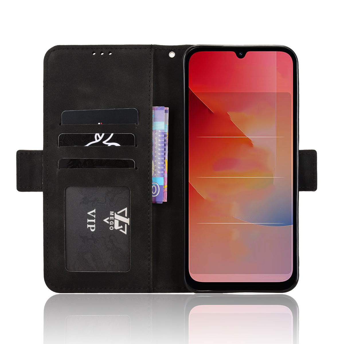 Xiaomi Redmi R70 5G / Xiaomi Redmi R70m 5G / Xiaomi Redmi 15a 5G lædercover, mobiltegnebogscover med flere kortlommer