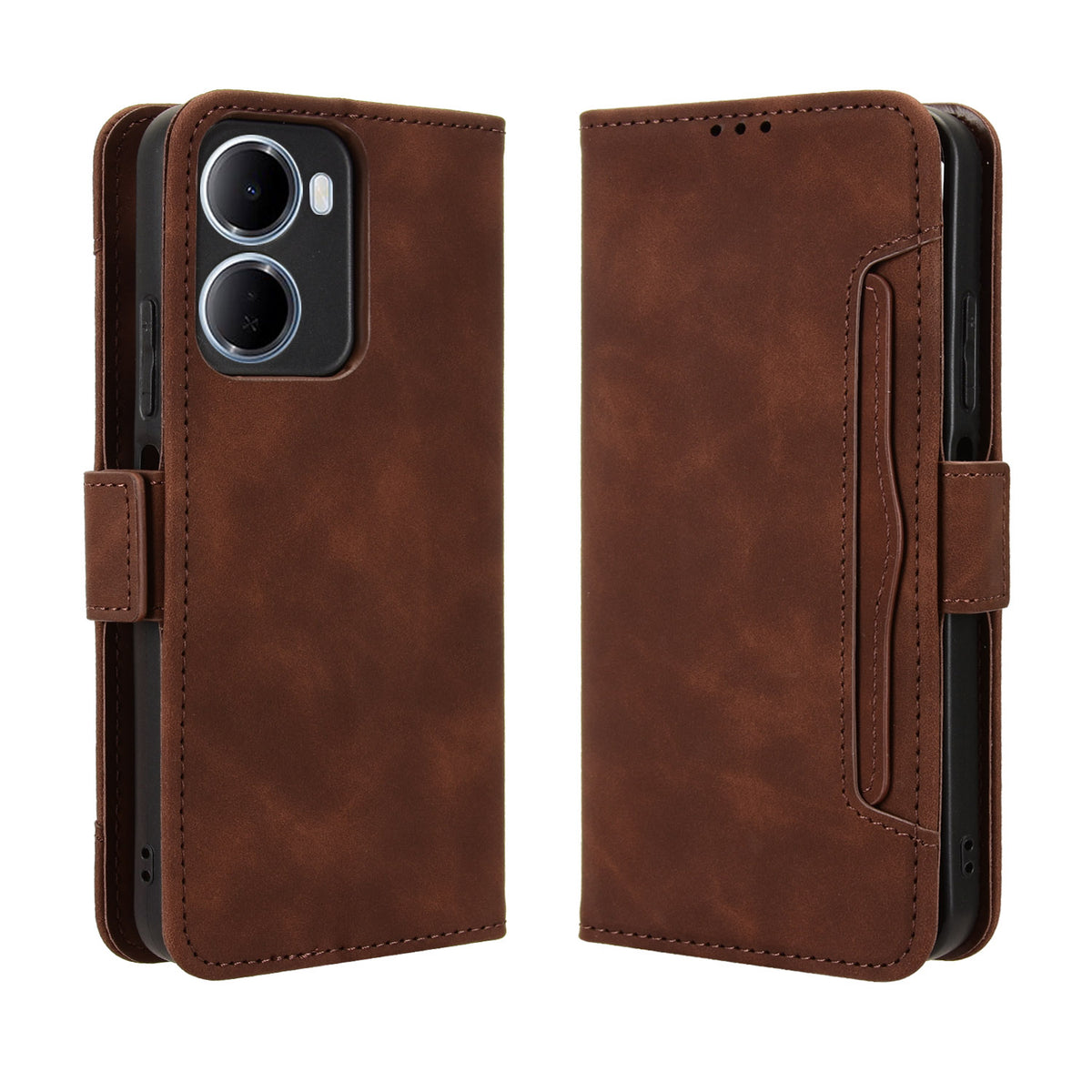 Xiaomi Redmi R70 5G / Xiaomi Redmi R70m 5G / Xiaomi Redmi 15a 5G lædercover, mobiltegnebogscover med flere kortlommer