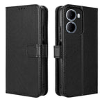 Xiaomi Redmi R70 5G / Xiaomi Redmi R70m 5G / Xiaomi Redmi 15a 5G Läderplånboksfodral med rem Diamantstruktur mobilskal