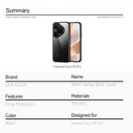 Dux Ducis för Huawei Pura 90s Pro 5G / Pura 90 Pro DUX DUCIS Aimo-serien PC + TPU genomskinligt bakstycke för mobil (REACH-certifiering)