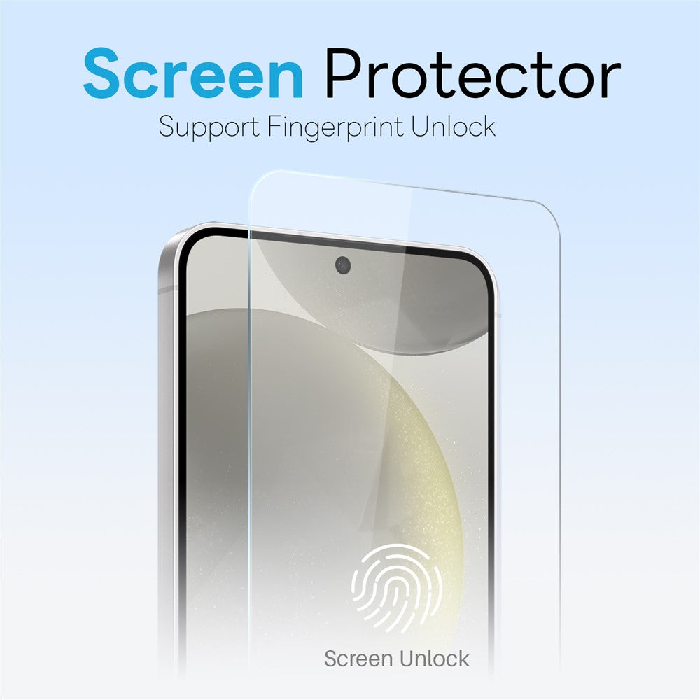 NORTHJO For Samsung Galaxy S24 Magnetic Case Translucent Matte Shockproof Phone Cover Set with Front Screen Protector + Lens Film
