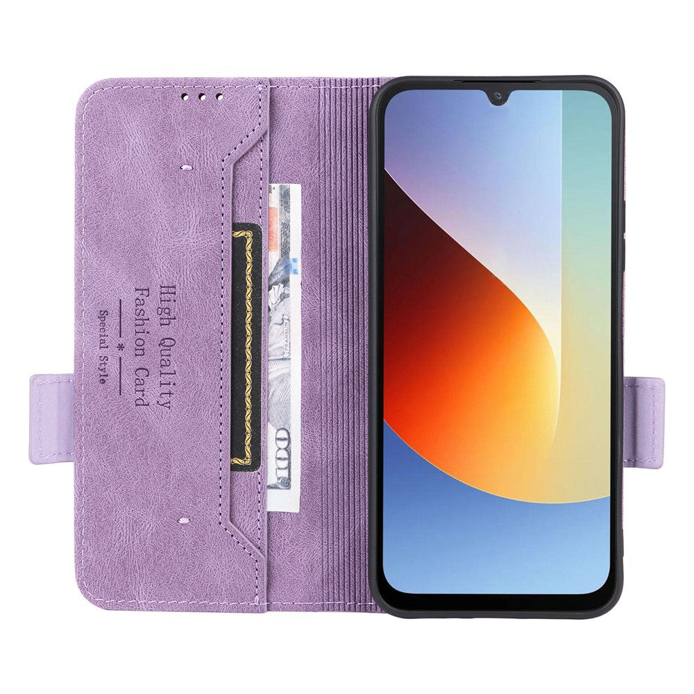 Phone Case For Xiaomi Poco C85x 5G / Redmi A7 Pro 4G (171.56mm) / Redmi A7 Pro 5G Leather Wallet Flip Phone Cover with Hardware Decor