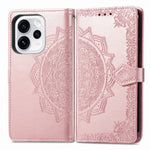 For Oppo Reno15 F 5G Wallet Case Mandala Flower Leather Phone Cover Stand