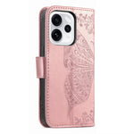 For Oppo Reno15 F 5G Case with Strap Butterfly Pattern PU Leather Wallet Phone Cover