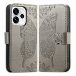 For Oppo Reno15 F 5G Case with Strap Butterfly Pattern PU Leather Wallet Phone Cover