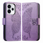 For Oppo Reno15 F 5G Case with Strap Butterfly Pattern PU Leather Wallet Phone Cover
