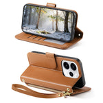 For Oppo Reno15 F 5G Stand Case Imprint TPU PU Leather Zipper Pocket Wallet Phone Cover with Strap