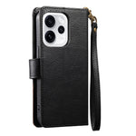 For Oppo Reno15 F 5G Case Color Splicing TPU PU Leather Flip Shockproof Phone Cover with Wrist Strap