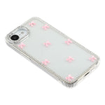 For iPhone 17e / 16e Case Rhinestone Aurora Butterfly Bow Glitter TPU + PC IMD Phone Cover