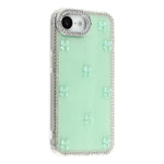 For iPhone 17e / 16e Case Rhinestone Aurora Butterfly Bow Glitter TPU + PC IMD Phone Cover