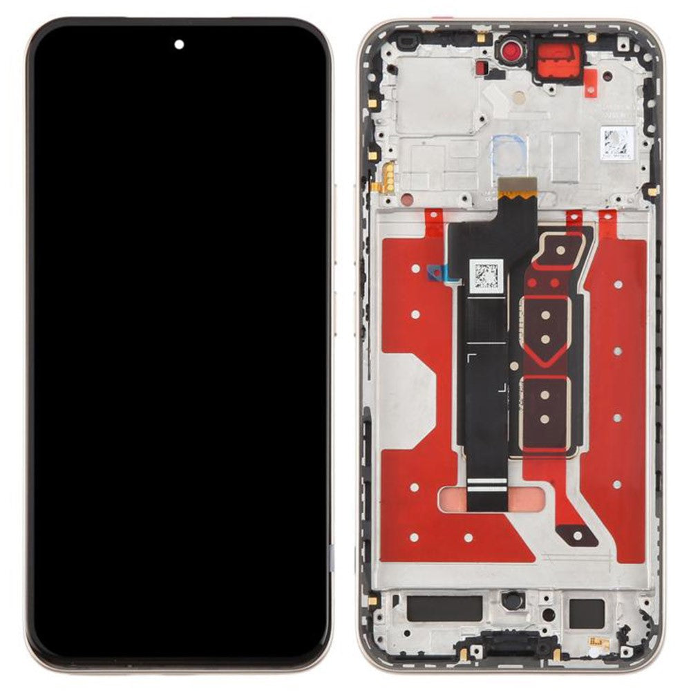 For Honor 400 5G (Global) DNY-NX9 Grade S AMOLED Screen and Digitizer Assembly + Frame (without Logo)