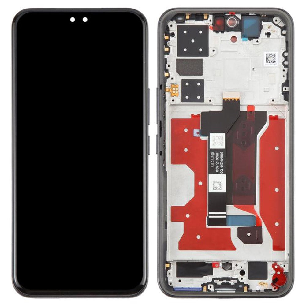 For Honor 400 Pro 5G (Global) DNP-NX9 OEM Grade S AMOLED Screen and Digitizer Assembly + Frame (without Logo)