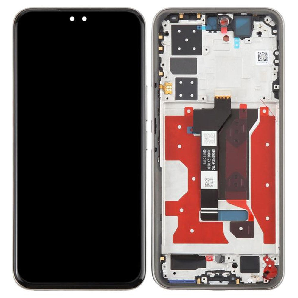 For Honor 400 Pro 5G (Global) DNP-NX9 OEM Grade S AMOLED Screen and Digitizer Assembly + Frame (without Logo)