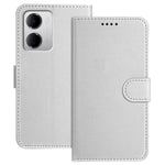 For Xiaomi Redmi 15a 5G Leather Case Wallet Stand Solid Color Anti Drop Phone Cover