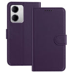 For Xiaomi Redmi 15a 5G Leather Case Wallet Stand Solid Color Anti Drop Phone Cover