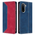 For Xiaomi Redmi A7 Pro 4G (171.56mm) / Poco C85x 5G Leather Case Skin Touch Color Splicing RFID Blocking Wallet Stand Phone Cover