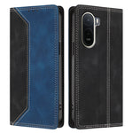 For Xiaomi Redmi A7 Pro 4G (171.56mm) / Poco C85x 5G Leather Case Skin Touch Color Splicing RFID Blocking Wallet Stand Phone Cover