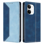 For Xiaomi Redmi Turbo 5 Max 5G / Xiaomi Poco X8 Pro Max 5G Leather Case Skin Touch Color Splicing RFID Blocking Wallet Stand Phone Cover