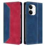 For Xiaomi Redmi Turbo 5 Max 5G / Xiaomi Poco X8 Pro Max 5G Leather Case Skin Touch Color Splicing RFID Blocking Wallet Stand Phone Cover