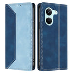 For Xiaomi Redmi Turbo 5 5G / Xiaomi Poco X8 Pro 5G Leather Case Skin Touch Color Splicing RFID Blocking Wallet Stand Phone Cover
