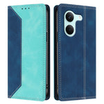 For Xiaomi Redmi Turbo 5 5G / Xiaomi Poco X8 Pro 5G Leather Case Skin Touch Color Splicing RFID Blocking Wallet Stand Phone Cover