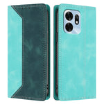 For Honor Play 60A 5G / Honor X6d 5G Leather Case Skin Touch Color Splicing RFID Blocking Wallet Stand Phone Cover