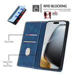 For Honor X8d 4G Læder Cover Skin Touch Farve Splicing RFID Blokerende Pung Stativ Telefoncover