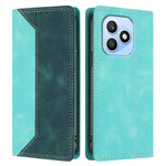 For Honor X8d 4G Læder Cover Skin Touch Farve Splicing RFID Blokerende Pung Stativ Telefoncover