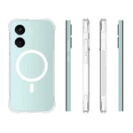 WANLONFENG for Xiaomi Poco X8 Pro 5G / Xiaomi Redmi Turbo 5 5G  TM1 Series 2.0mm Magnetic Case Clear TPU Phone Back Cover