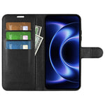 AMORUS For Xiaomi 17 Ultra 5G Wallet Case Litchi Texture Shockproof Leather Flip Stand Phone Cover