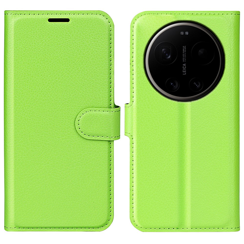 AMORUS For Xiaomi 17 Ultra 5G Wallet Case Litchi Texture Shockproof Leather Flip Stand Phone Cover
