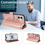 For iPhone 17 Wallet Case 9 Card Slots RFID Blocking Mandala Embossed Leather Flip Cover with Wrist Strap