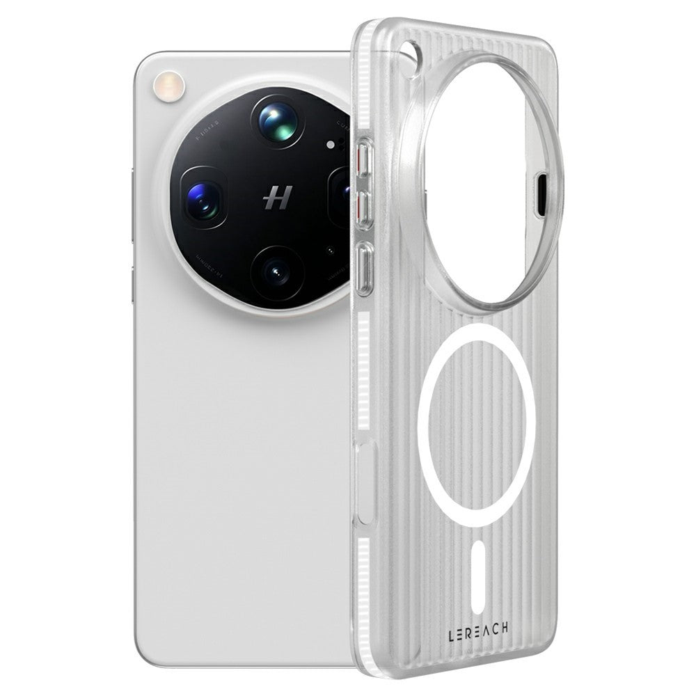 LEREACH TOC Series for Oppo Find X9 Ultra 5G Magnetic Case Flowing Grid PC Phone Cover