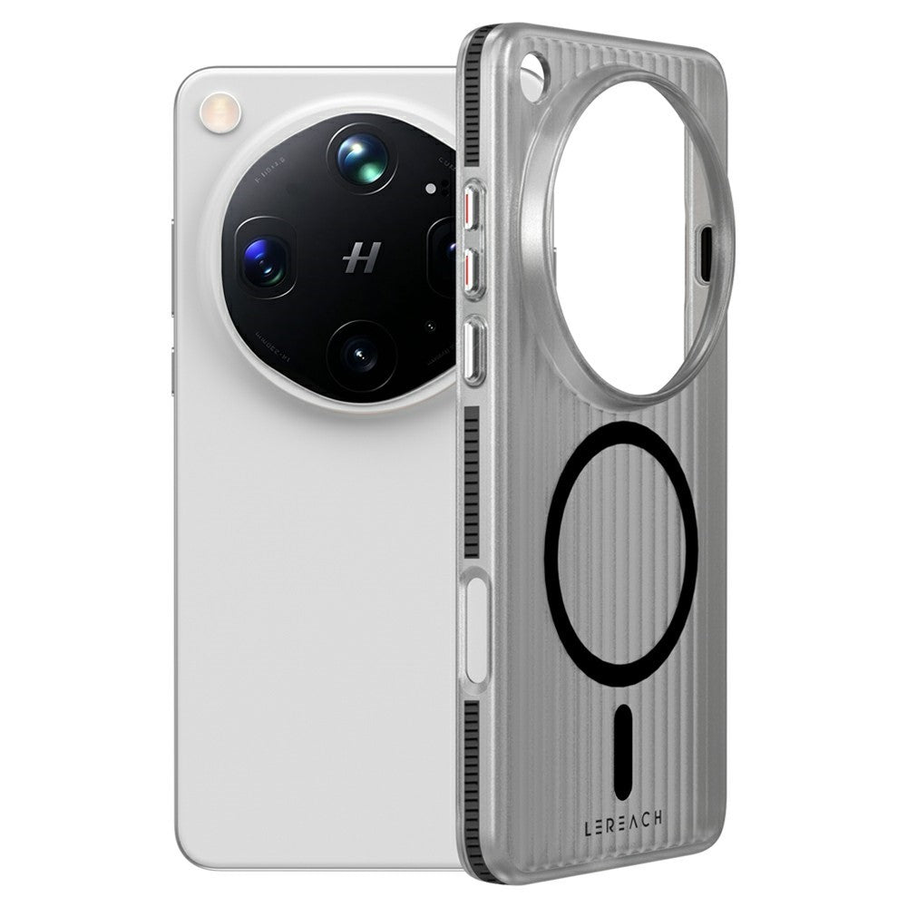 LEREACH TOC Series for Oppo Find X9 Ultra 5G Magnetic Case Flowing Grid PC Phone Cover